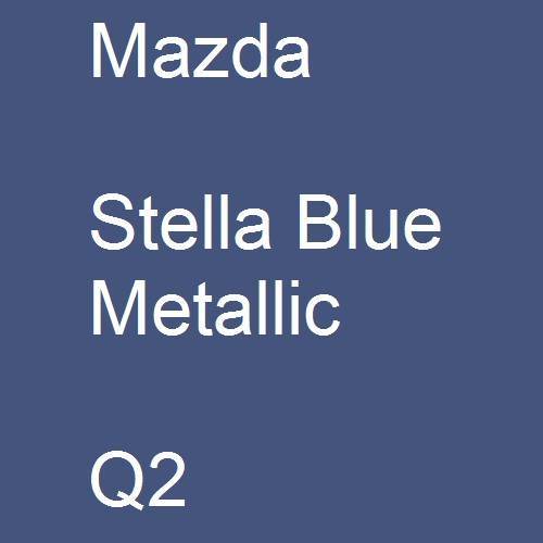 Mazda, Stella Blue Metallic, Q2.